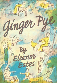 Item #15-4252 Dust-Jacket for Ginger Pye. Eleannor Estes