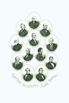 Item #15-4592 Engraved Portrait of Eminent Opponents of the Slave Power. J. C. Buttre