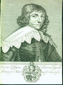 Item #15-4696 Vera Effigies Thomae Nigelli Armigeri Warnefordiensis harum Institutionum Authoris....