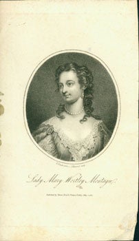 Item #15-5158 Lady Mary Wortley Montagu (1689-1762), after a portrait by George Vertue. F....