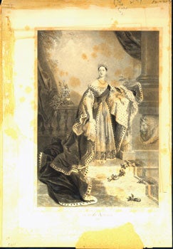 Item #15-5177 La Reine Victoria (Queen Victoria of the United Kingdom, 1819-1901). Samuel Cousins, Alfred Edward Chalon, engrav.