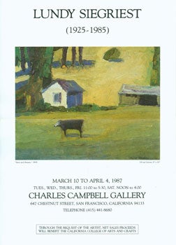 Item #15-5211 Lundy Siegriest (1925-1987). March 10 to April 4, 1987. Charles Campbell Gallery