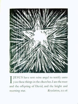 Item #15-5696 I Jesus Have Sent Mine Angel To Testify Unto You These Things in the Churches....
