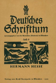 Item #15-5872 Deutsches Schrifttum, Heft 8. Hermann Hesse.