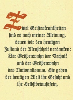Item #15-5884 Zwei Geistesfrantheiten. Hermann Hesse