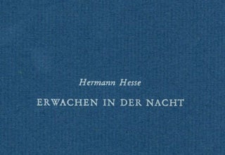 Item #15-5907 Erwachen In Der Nacht. Hermann Hesse