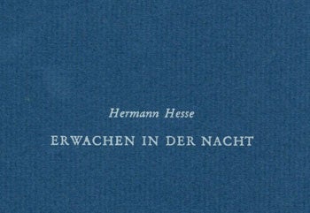 Item #15-5907 Erwachen In Der Nacht. Hermann Hesse.