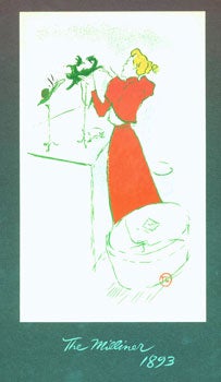 Item #15-5922 8 Rare Sketches by Toulouse-Lautrec. Interpretations in Silk Screen by the Pied Piper Press. Toulouse-Lautrec.