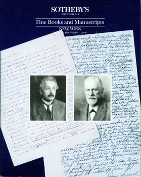 Item #15-6257 Fine Books And Manuscripts. December 11, 1990. Sotheby's, New York.