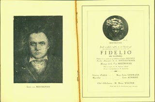 Item #15-6310 Fidelio. Academie Nationale De Musique Et De Danse