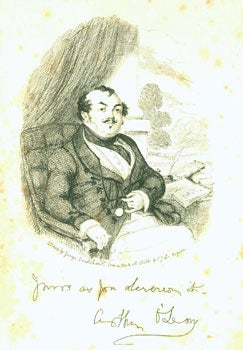 Item #15-6318 Etching Of Arthur O'Leary. George Cruikshank, Charles James Lever, Harry Lorrequer, etching.