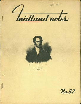 Item #15-6320 Midland Notes. No. 37. Ohioana. Ernest James Wessen, propr
