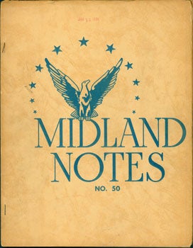 Item #15-6338 Midland Notes. No. 50. Americana. Ernest James Wessen, propr