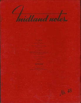 Item #15-6342 Midland Notes. No. 48. Ohioana. Ernest James Wessen, propr