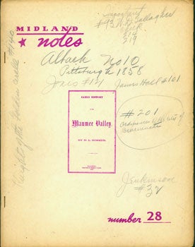 Item #15-6353 Midland Notes. No. 28. Americana. Ernest James Wessen, propr