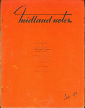 Item #15-6360 Midland Notes. No. 47. Americana. Ernest James Wessen, propr