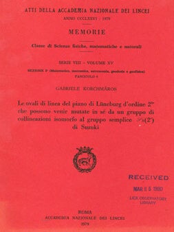 Item #15-6462 Le ovali di linea del piano di Lüneburg d'ordine 22r che possono venir mutate in...