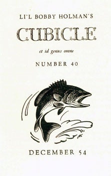 Holman, Robert - Cubicle #40. Christmas 1954