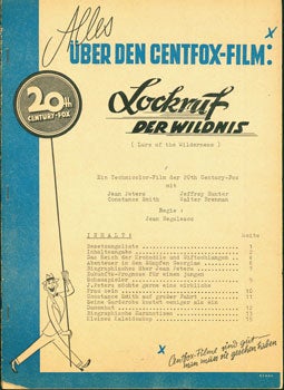 Item #15-6514 Lockruf Der Wildnis. Twentieth-century Fox, Jean Negulesco, Louis Lantz, dir