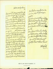 Item #15-6679 Henry St. John, Viscount Bolingbroke, 1715; facsimile of manuscript. From Universal Classic Manuscripts: Facsimiles From Originals in the Department of Manuscripts, British Museum. George Frederic Warner, Stanislaus Murray Hamilton, Oliver H. Leigh, intr.