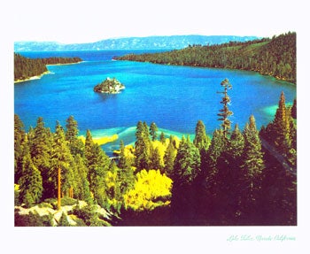 Standard Of California; George R. Stewart; Ansel Adams (phot.) - See Your West Scenic Views. Lake Tahoe, Nevada-California