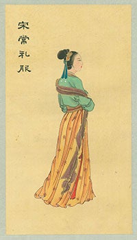 Item #15-6830 Song Dynasty Common Person's Costume. Sòng Cháng Lǐ Fú. Betty Snowflake Ng,...