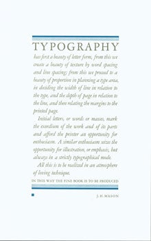 Item #15-6902 Typography. From Fifteen Craftsmen On Their Crafts, Sylvan Press, London, 1945....