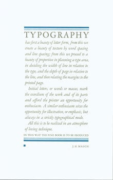 Item #15-6902 Typography. From Fifteen Craftsmen On Their Crafts, Sylvan Press, London, 1945....