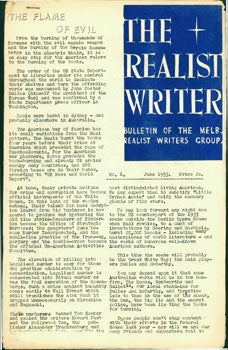 Item #15-6962 The Realist Writer, No. 6, June 1953. Melbourne Realist Writers Group, Eric Lambert...