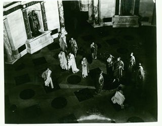 Item #15-7017 Photograph of the "Et tu, Brute?" scene from the set of Julius Caesar (1950 film),...