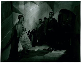 Item #15-7018 Photograph of Caesar ascending stairs, from the set of Julius Caesar (1950 film), a...
