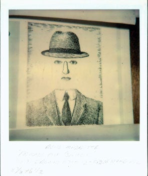 Item #15-7043 Photographs of Rene Magritte's "Le Paysage de Baucis" (1966). Inc Pasquale Iannetti...