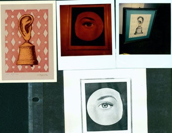 Item #15-7044 Photographs of Rene Magritte's Eye & Ear Etchings. Inc Pasquale Iannetti Art Galleries, Rene Magritte.