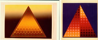 Item #15-7056 Photographs of Paintings "Pyramide 309" & "Pyramide 86" by Marie Mesterou. Inc...
