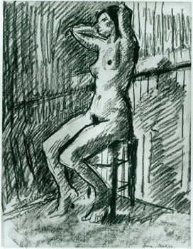 Item #15-7087 Photograph of female nude (charcoal) by Henri Matisse. Inc Pasquale Iannetti Art...