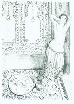 Item #15-7089 Photograph of Standing Odalisque (1924) (lithograph) by Henri Matisse. Inc Pasquale...