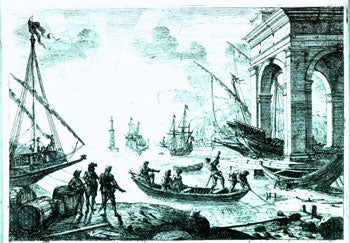 Pasquale Iannetti Art Galleries, Inc.; Claude Lorrain - Photograph of la Port de Mer an Fanal (Ca. 1638-41) by Claude Lorrain
