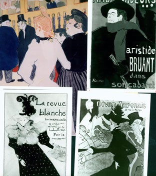 Item #15-7117 Photograph of works by Henri de Toulouse-Lautrec. Inc Pasquale Iannetti Art...