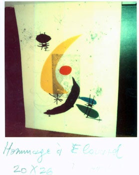 Item #15-7130 Photographs of Hommage A Eluard, by Joan Miro. Inc Pasquale Iannetti Art Galleries,...