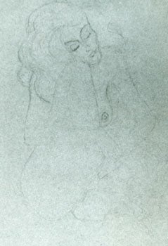 Item #15-7173 Photographs of drawing by Gustav Klimt. Inc Pasquale Iannetti Art Galleries, Gustav...