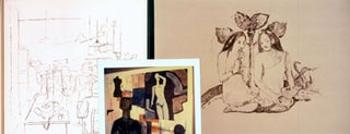 Item #15-7244 Dossier of photographs & negatives of works by Georg Grosz, Paul Gauguin, Daniel...