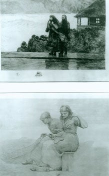 Item #15-7245 Photographs of "Perils At Sea" & "Mending The Tears" by Winslow Homer. Inc Pasquale...