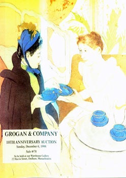 Item #15-7325 10th Anniversary Auction, Sunday, December 6, 1998. Sale #78. Grogan, Company