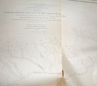Item #15-7368 US Pacific Railroad Survey: Map No. 4. From The Coo-Che To-Pa Pass To the Wahsatch...