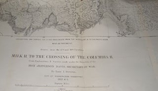 Item #15-7370 US Pacific Railroad Survey: Map, Milk River To The Crossing of the Columbia River....
