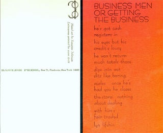 Item #15-7401 Basilisk Press Poetry Post Cards. Basilisk Press, David Lunde, Suzanne Johnson,...