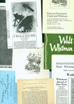 Item #15-7431 Walt Whitman-Related Articles and Miscellany. John Ciardi, Rober M. Asselineau, Walt Whitman, R. W. French, Richard Chase.