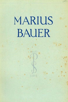 Item #15-7649 Marius Bauer. Hennus, M. F. M. F. Hennus