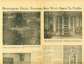 Item #15-7727 Hemingway Estate Museum, Key West, Open to Public. Jack Burke, photos