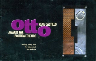 Item #15-7775 Otto Awards For Political Theatre. Monday, June 3, 2002. Player's Club, New York...